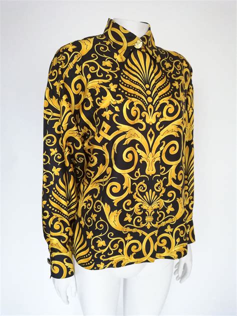 shirt versace vintage|vintage Versace shirts for sale.